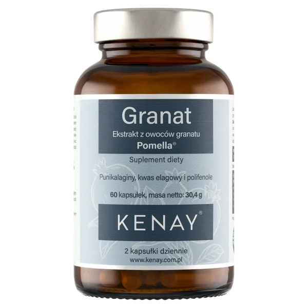 KenayAG Granatapfel Pomella – Granatapfelextrakt Kapseln mit Punicalaginen und Polyphenolen für Zellschutz und Antioxidationsunterstützung