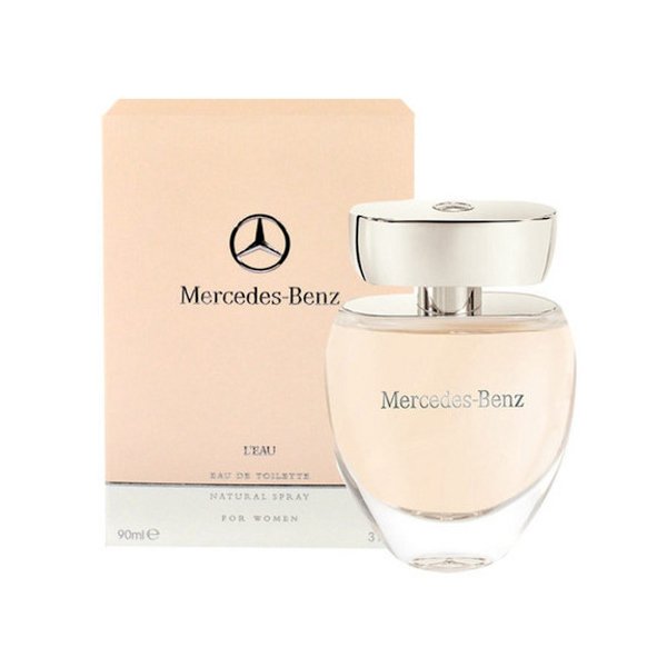 Mercedes‑Benz L’Eau Eau de Toilette – fruchtig‑blumiger Damenduft mit Pfirsich, Bergamotte, schwarzer Johannisbeere, Veilchen, Rose, Mimose, weißen Moschus‑, Amber‑ und Zedernholz‑Noten