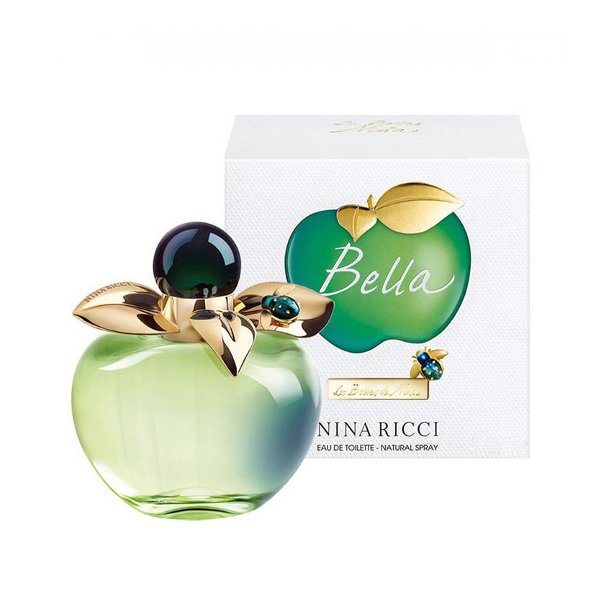 Nina Ricci Bella Eau de Toilette – fruchtig‑blumiger Damenduft mit Rhabarber, grüner Mandarine, Rose, Vanille & weißem Moschus