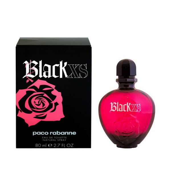 Paco Rabanne Black XS For Her Eau de Toilette – fruchtig‑würziger Damenduft mit Cranberry, rosa Pfeffer, Rose, schwarzem Veilchen, Kakao und warmer Vanilla‑Basis