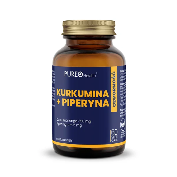 Pureo Health Kurkuma + Piperin Kapseln zur Unterstützung der Verdauung und Entzündungshemmung mit natürlichem Kurkuma und Piperin