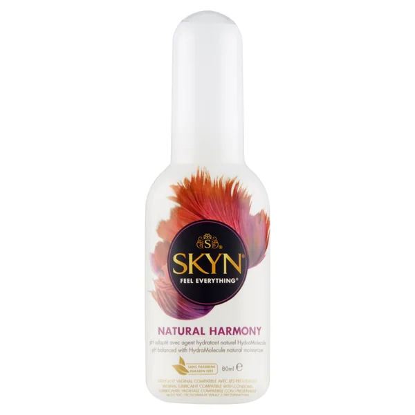 SKYN Natural Harmony Intimgel 80 ml – feuchtigkeitsspendendes Gleitgel für empfindliche Haut, ideal für die Anwendung mit Kondomen