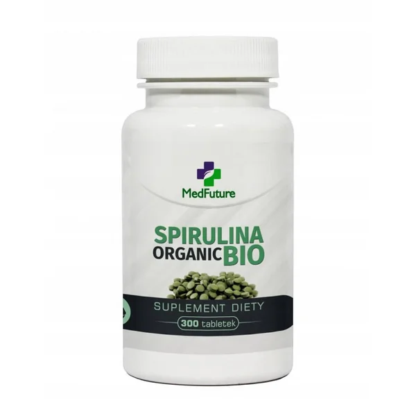 Spirulina Organic BIO Tabletten, reich an Mineralstoffen und Vitaminen, ideal für eine gesunde Ernährung und Gewichtsreduktion