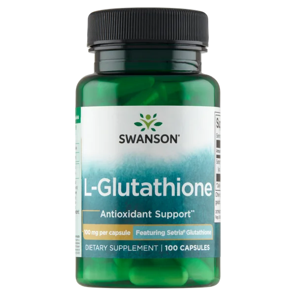 Swanson L-Glutathion 100 mg – Nahrungsergänzungsmittel zur Unterstützung des Glutathionspiegels und der Gesundheit des Immunsystems