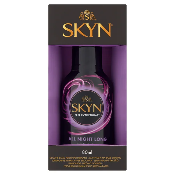 Unimil Skyn All Night Long Silikon Intimgel, 80 ml, ideal für langanhaltende Feuchtigkeit und Komfort in intimen Bereichen