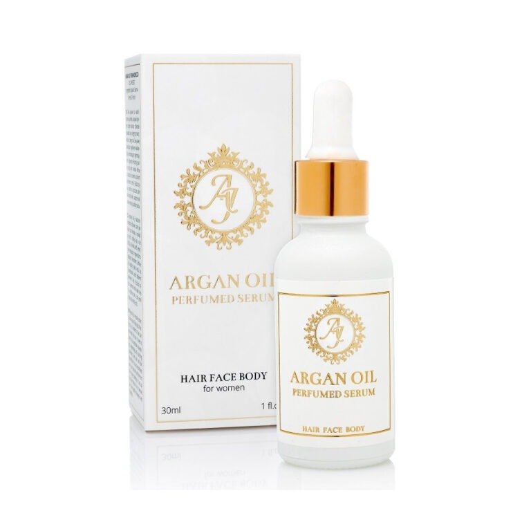 Flakon des AJ Arganöl 30 Parfüms, inspiriert von Paco Rabanne Olympéa. Weiblicher Duft mit frischen, blumigen und orientalischen Noten, ideal für selbstbewusste Frauen