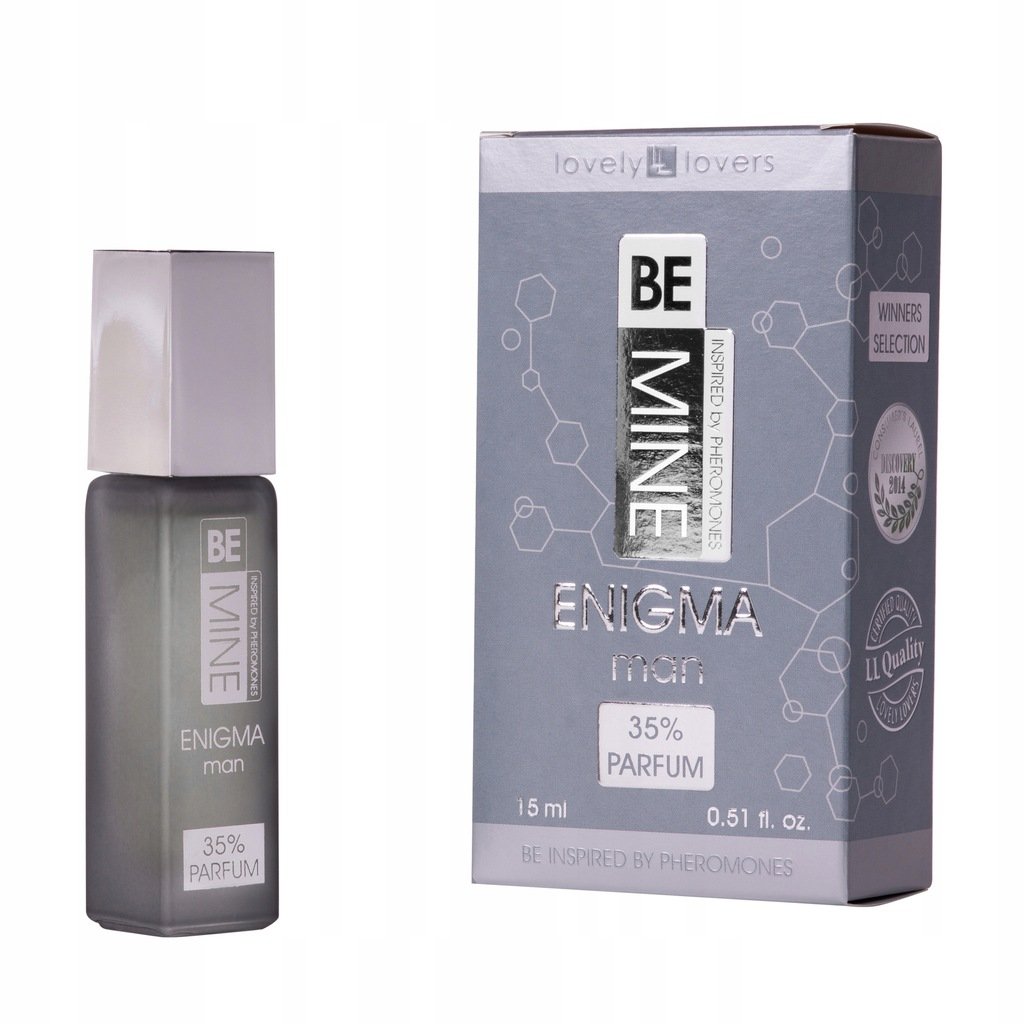 BEMINE ENIGMA Parfüm für Männer 15ml in einer eleganten Glasflasche, mit intensiven Feromonen für langanhaltende Anziehungskraft und Wirkung