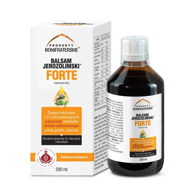 Jerusalem Balsam Forte – natürlicher Kräutersirup zur Unterstützung des Immunsystems und Linderung von Husten und Erkältungen