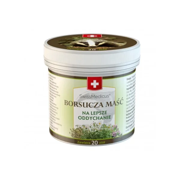 Herbamedicus Schweizer Bärensalbe zur Linderung von Husten und zur Förderung der Atemwegsfunktion durch natürliche ätherische Öle