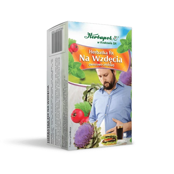 Herbapol Kraków Bei Blähungen Fix Kräutertee mit Kümmel, Pfefferminze, Koriander und weiteren Kräutern zur Unterstützung der Verdauung und bei Bauchkrämpfen