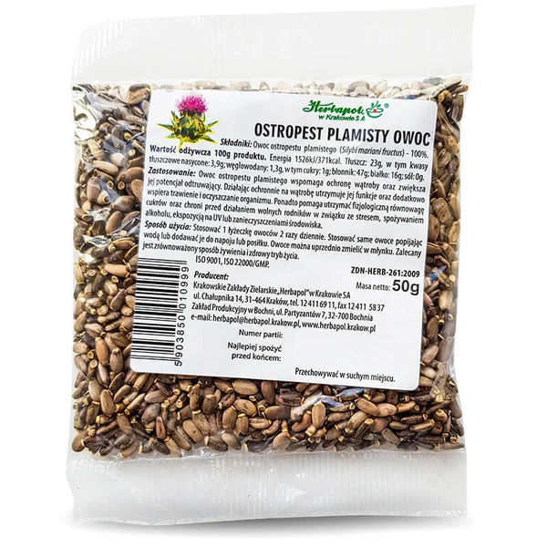 Mariendistelfrucht als natürlicher Helfer für die Lebergesundheit und Entgiftung. Ein Kräuterzusatz für die tägliche Pflege