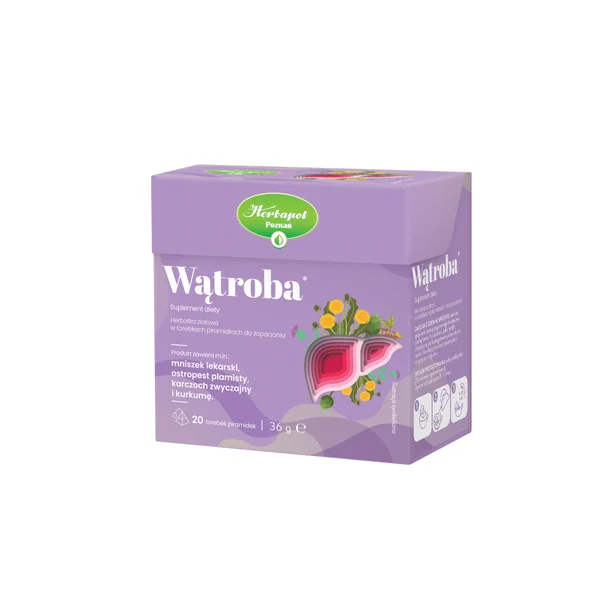 Herbapol Poznań Lebertee in Teebeuteln zur Unterstützung der Leberfunktion mit natürlichen Kräutern