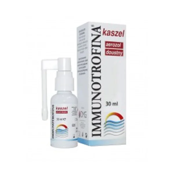 Immunotrofina Husten Aerosol 30 ml zur Linderung von Husten und Heiserkeit, unterstützt die Heilung der Atemwege mit natürlichen Inhaltsstoffen