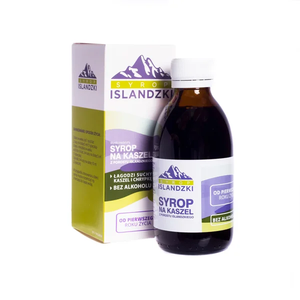 Isländischer Husten Sirup mit Islandmoos und Zink für die Linderung von Husten und Heiserkeit bei Erkältungen
