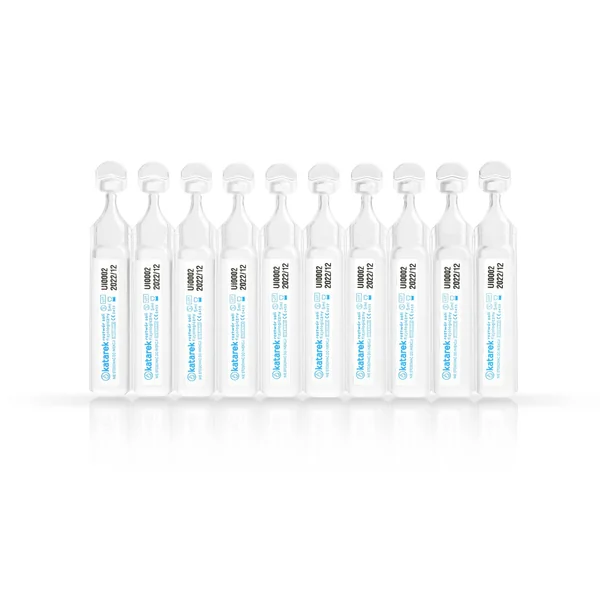 Katarek Kochsalzlösung 0,9% – sanfte Nasenpflege für Babys und Kinder Katarek Physiologische Kochsalzlösung NaCl 0,9% – 10 Ampullen à 5 ml zur sanften Nasenspülung bei Babys und Kindern