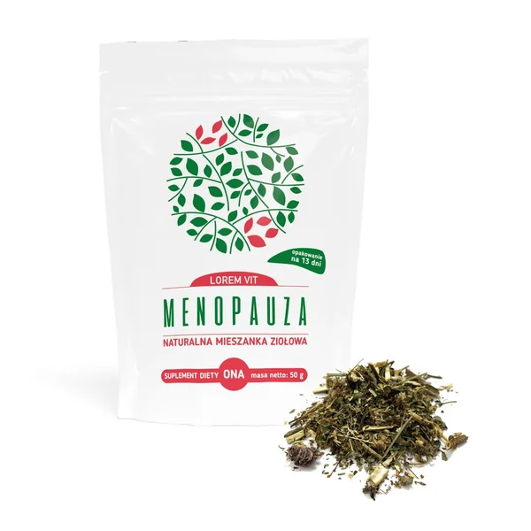 Lorem Vit Menopause Kräutertee für Frauen in den Wechseljahren, lindert Hitzewallungen, Stimmungsschwankungen und fördert die Entspannung