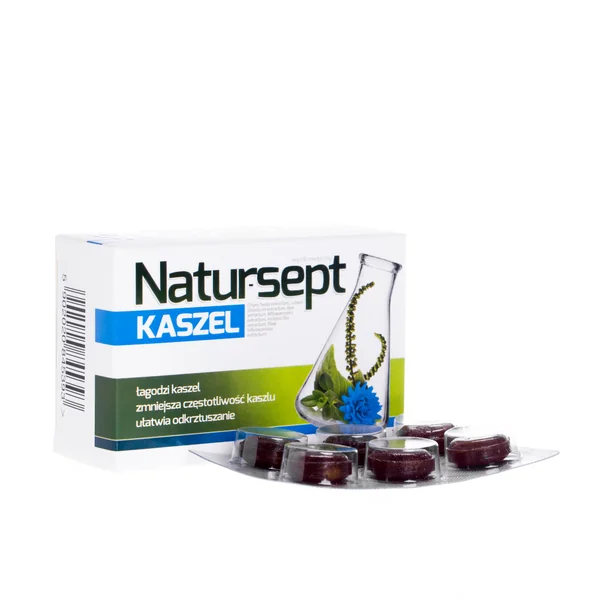 Natursept Husten Lutschtabletten - Medizinisches Produkt gegen Husten mit isländischem Moos und Eibischwurzel, Linderung von Halsschmerzen und Reizhusten