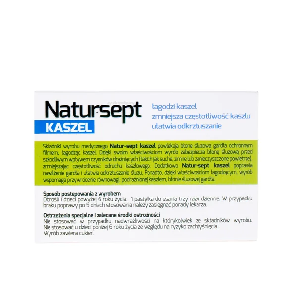 Natursept Husten Lutschtabletten – pflanzliche Halspastillen bei Husten und Halsreizungen