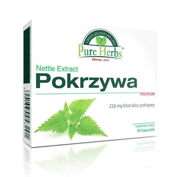 Brennnessel PREMIUM Kapseln in einer Packung von 30 Kapseln, unterstützt die Harnwegsgesundheit und fördert die Vitalität des Körpers