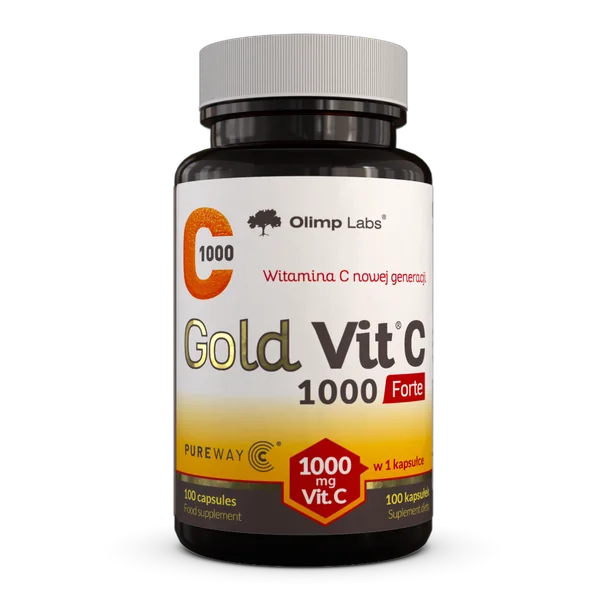 Olimp Gold-Vit C 1000 Forte Kapseln - Nahrungsergänzungsmittel mit Vitamin C und Bioflavonoiden zur Unterstützung des Immunsystems und des Energiehaushalts