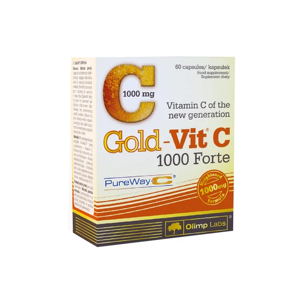 Olimp Gold-Vit C 1000 Forte – hochdosiertes Vitamin C in PureWay-C®-Formel, magenschonend, stärkt das Immunsystem, 60 Kapseln