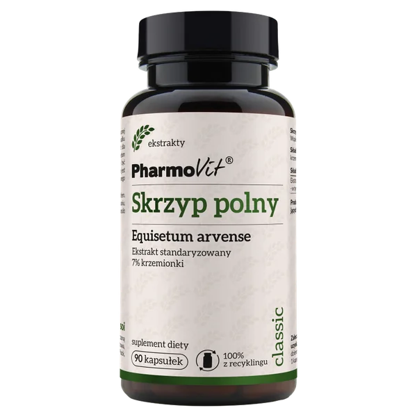 Schachtelhalm Kapseln zur Unterstützung der Haut, Haare, Nägel und Nierenfunktion. Enthält wertvolle Kieselsäure für die Gesundheit