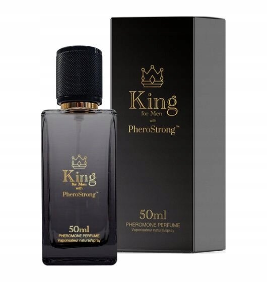 PheroStrong King 50 ml für Männer, intensiver Duft mit Pheromonen, stilvolles Parfüm für den täglichen Gebrauch