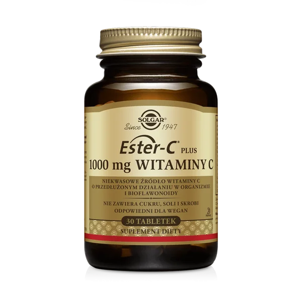 Solgar Ester C Plus 1000 mg Vitamin C Tabletten, hoch bioverfügbar mit Bioflavonoiden, zur Unterstützung des Immunsystems und der Gelenke