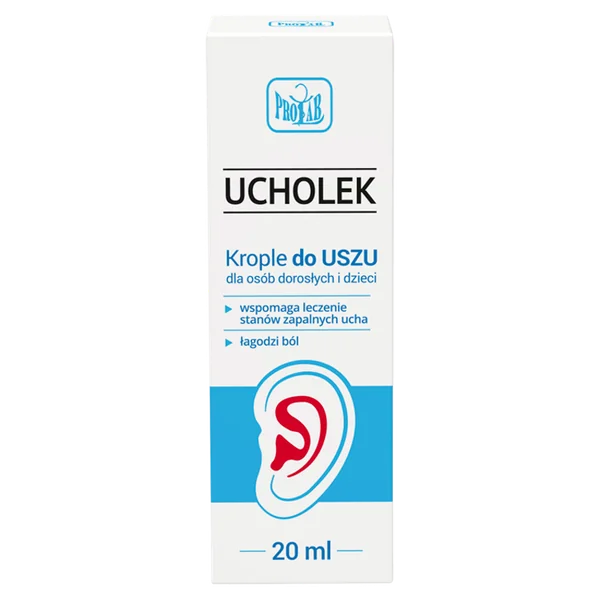 Ucholek Ohrentropfen – Unterstützung bei Ohrentzündungen und Ohrenschmerzen, hilft bei der Pflege des Gehörgangs und schützt vor Infektionen