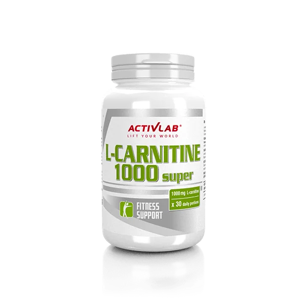 Activlab L-Carnitin 1000 mg Kapseln in einer Packung, Nahrungsergänzung für Sportler zur Unterstützung des Fettstoffwechsels und der Energieproduktion