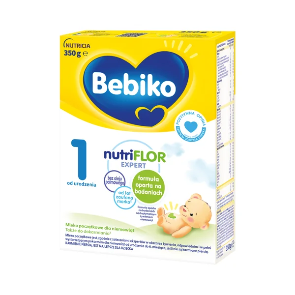 Bebiko 1 Anfangsmilch für Neugeborene in der 350 g Packung. Nährstoffe für gesundes Wachstum ohne Palmöl und Konservierungsstoffe