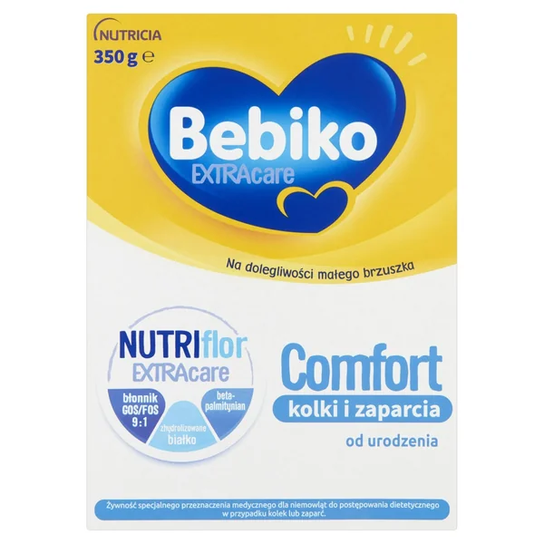 Bebiko Comfort 1 Extracare, spezielle Babynahrung zur Linderung von Koliken und Verstopfung bei Säuglingen, in einer 350 g Packung