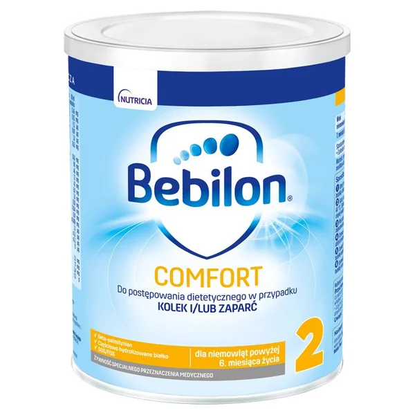 Bebilon Comfort 2 - Babymilch für Säuglinge ab 6 Monaten, speziell bei Koliken und Verstopfung, zur Unterstützung der Verdauung