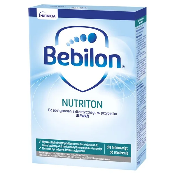 Bebilon Nutriton Verdickungsmittel für Säuglinge zur Reduzierung von Spucken und für eine bessere Sättigung. Geeignet für Muttermilch und Ersatznahrung