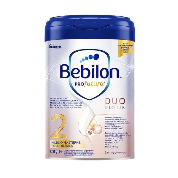 Bebilon Profutura Duo Biotik 2, Babyformel für die gesunde Entwicklung von Babys ab 6 Monaten mit prebiotischen Nährstoffen und Unterstützung des Immunsystems