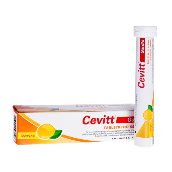 Cevitt Halsschmerzen Lutschtabletten mit Vitamin C und Zink zur Linderung von Halsschmerzen und Rachenreizungen