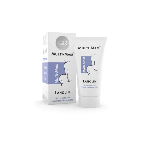 Multi-Mam Lanolin Creme für Brustwarzenpflege bei stillenden Müttern, hypoallergen und heilend