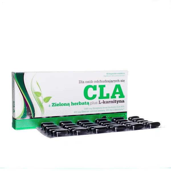 Olimp CLA mit grünem Tee und L-Carnitin – Nahrungsergänzungsmittel zur Unterstützung des Fettabbaus und Gewichtsverlusts