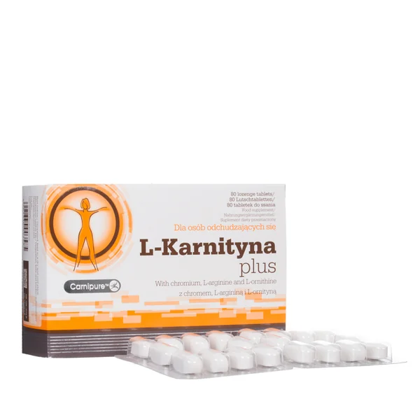 L-Carnitin Plus Lutschtabletten zur Unterstützung der Fettverbrennung und Gewichtsreduktion, ideal für aktive Menschen und Sportler, angereichert mit L-Carnitin und Chrom