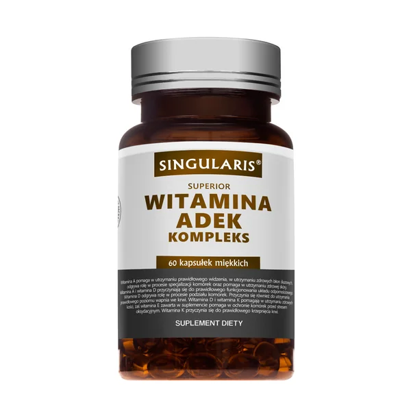 Singularis Superior Vitamin ADEK Komplex – Nahrungsergänzungsmittel mit Vitaminen A, D, E und K für Haut, Sehvermögen, Knochen und das Immunsystem