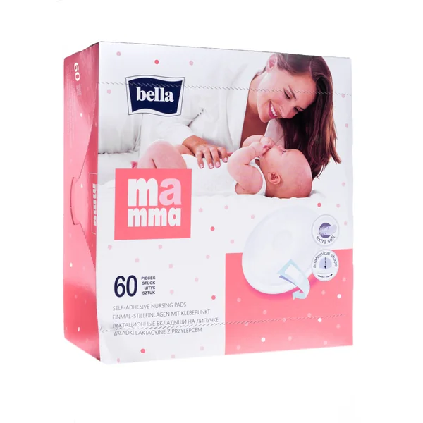 Bella Mamma Stillauflagen, ideal für Mütter während der Stillzeit. Komfortable, absorbierende Pads mit selbstklebendem Streifen für sicheren Halt