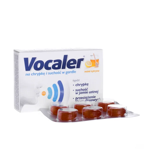 Vocaler Lutschtabletten mit Honig und Zitrone für die Linderung von Heiserkeit und trockenen Hals, ideal zur Pflege der Stimmbänder und bei Halsbeschwerden