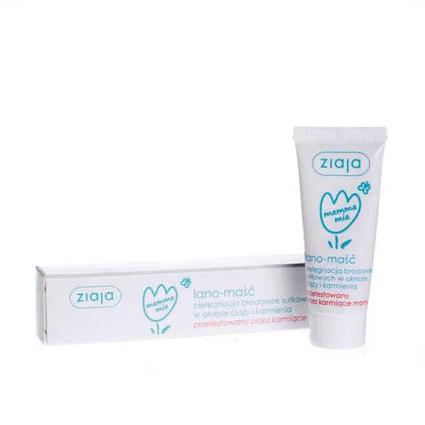 Ziaja Mamma Mia Lanolin-Salbe für Brustwarzen – ideale Pflege während der Schwangerschaft und Stillzeit, schützt und regeneriert die Haut