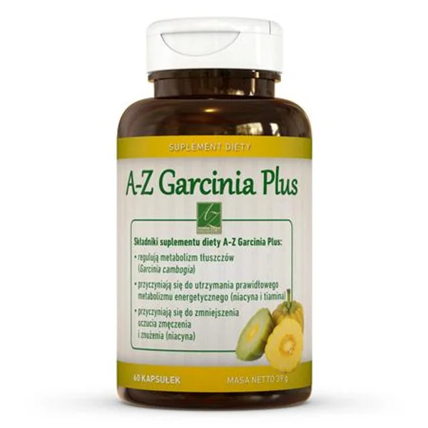 Garcinia cambogia Extrakt Kapseln für Gewichtsmanagement und Fettstoffwechsel. A-Z Garcinia Plus Nahrungsergänzungsmittel