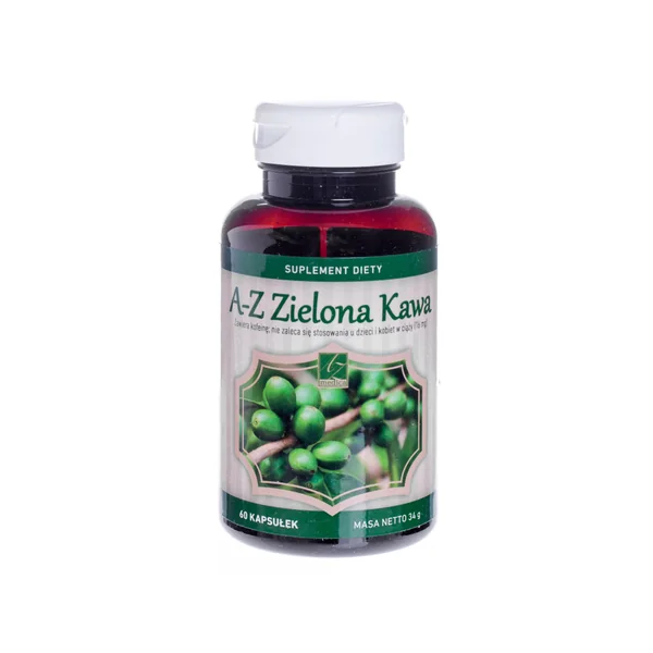 Grüner Kaffee Extrakt in Kapseln für Gewichtsverlust und Stoffwechselunterstützung, enthält Chlorogensäure und Koffein