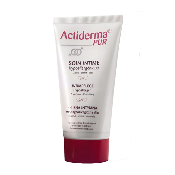 Actiderma Pur hypoallergene Salbe zur Pflege empfindlicher Haut und Schleimhäute, ideal für den Intimbereich von Erwachsenen, Kindern und Säuglingen