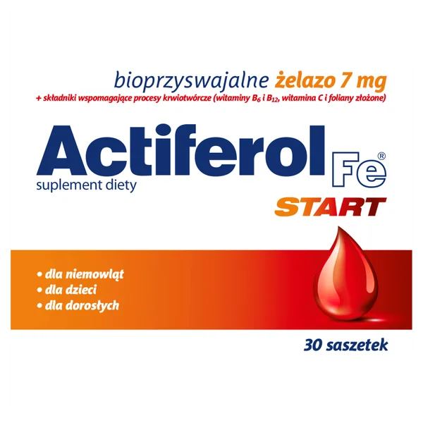 Actiferol Fe Start – Nahrungsergänzungsmittel mit mikronisiertem Eisen, ideal für Kinder, Erwachsene und Säuglinge zur Unterstützung der Eisenaufnahme und Gesundheit