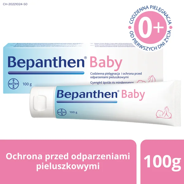 Bepanthen Baby Schutzsalbe 100g für die Hautpflege von Babys, schützt vor Windelausschlägen und fördert die Heilung gereizter Haut