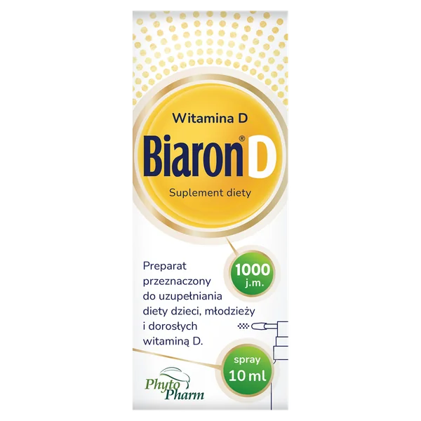 Biaron D Spray 1000 I.E. – Nahrungsergänzungsmittel mit Vitamin D für Kinder und Erwachsene, unterstützt das Immunsystem und gesunde Knochen