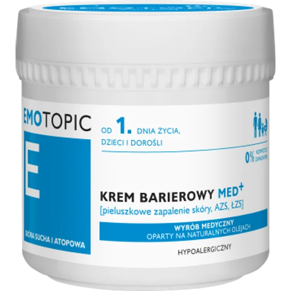 Emotopic Barrierecreme MED+ 75 ml – Schutz und Pflege für empfindliche Haut, lindert Irritationen und Entzündungen bei Babys und Erwachsenen